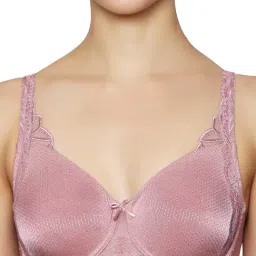 Triumph Pink Lace Full Coverage Minimizer Bra image 5