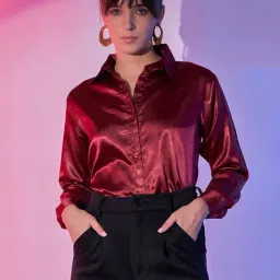 BUYNEWTREND Maroon Shirt-image-13