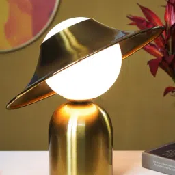 The Artment Gold Metal Abstract Lamp-image-70