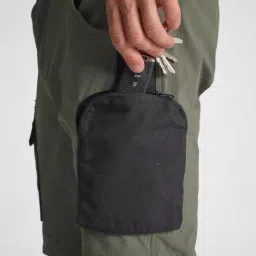 Solognac by Decathlon Khaki Brown Slim Fit Colour Block Sports Trackpants image 5