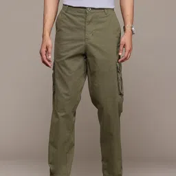 The Roadster Lifestyle Co. Men Relaxed Fit Cargos-image-92