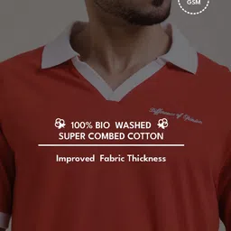 Difference of Opinion Men Printed Polo Collar T-shirt image 2