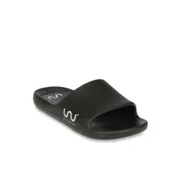Doubleu Men's Black Slides image 3