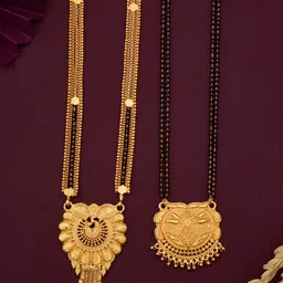 Bhanu diam Women Black Mangalsutra-image-6