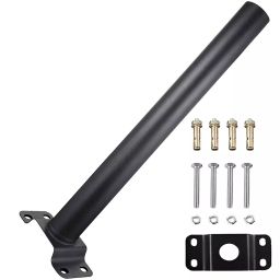 Epyz Aluminum Alloy Mounting Pole Pick Arm Bracket for Solar Street Light (Black)-picture-19