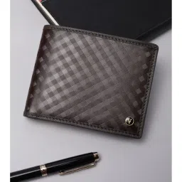Van Heusen Men Black Genuine Leather Wallet-image-87