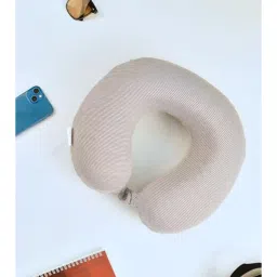 Premsons Cushy Travel Neck Pillow With 360-Degree Head Support White & Black image 4