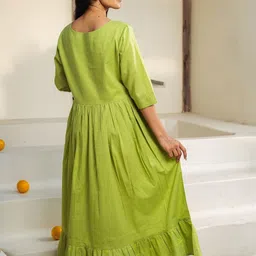 Fashiana Embroidered A-Line Maxi Dress image 4