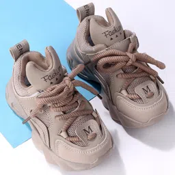 Oh! Pair Sneaker with Lace Up Closure -  Beige-picture-16