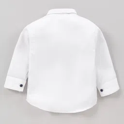 Robo Fry Full Sleeves Solid Party Suits With Cap & Bow - Blue image 3