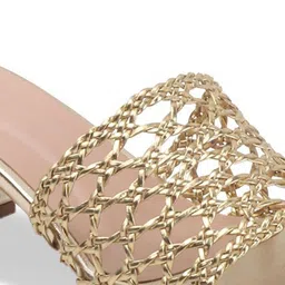 Anouk Women Woven Design Block Heel Sandals image 5