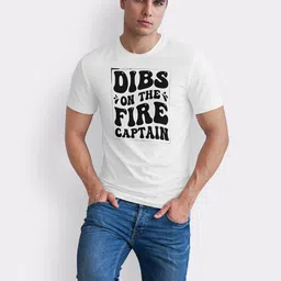 Seekbuylove Typography Printed Round Neck Pure Cotton Bio Finish T-shirt image 4