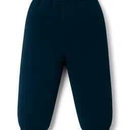 Babyhug Knit Full Sleeves Sweater Sets With Stripe Design - Navy Blue & Grey image 5