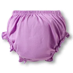 BUMZEE Cotton Bloomer with Animal Print Pack of 3 -Yellow Peach & Lavender image 5