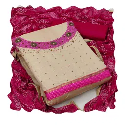 Maroosh Embroidered Unstitched Dress Material image 3