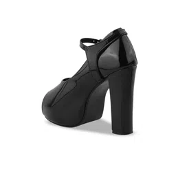 Shoetopia Girls Block Pumps with Bows image 4