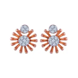 P.C. Chandra Jewellers 14 kt Gold & Diamond Earrings-picture-20