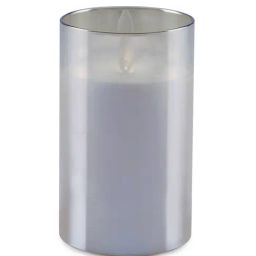 Pure Home and Living Solid Grey Plastic Large LED Candles-picture-27