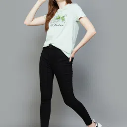 Fame Forever by Lifestyle Black Cotton Mid Rise Jeans image 4