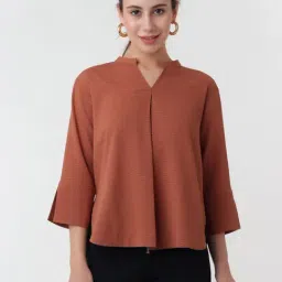 Zink London Rust Regular Fit Top-picture-14