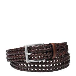 Fossil Myles Brown Leather Casual Belt For Men-picture-11