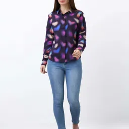 SPYKAR Black Printed Shirt image 4