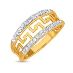 Kisna Diamond & Gold Jewellery Stefa for her 14k (585) Diamond & Gold Ring For Women-picture-18