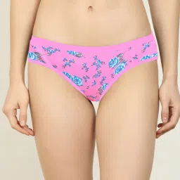 AROUSY Red & Pink Striped Hipster Panties - Pack Of 6 image 4