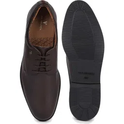 Van Heusen Men's Brown Derby Shoes image 4