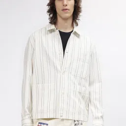 GANT Striped Spread Collar Regular Fit Shirt image 4