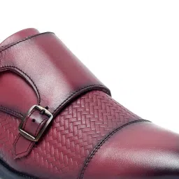 Louis Stitch Men's Rosewood Monk Shoes image 4