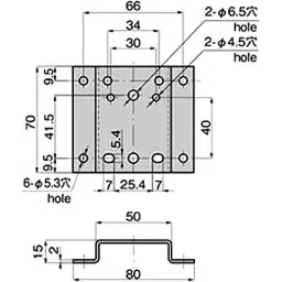 TAKIGEN Stainless Steel Striker Silver for Latch Locks, C-1625-BK image 2