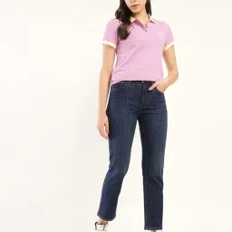 Levi's 724 Blue Cotton Slim Fit Jeans image 4