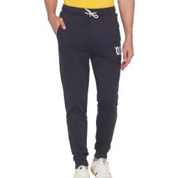 Being Human Black Solid Cotton Joggers-picture-29