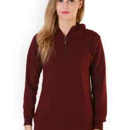 Belle Fille Maroon Regular Fit Sweatshirt-image-19