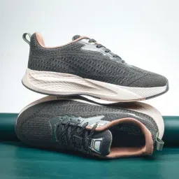 Asian Men's TITAN-06 Olive & Black Running Shoes-image-11