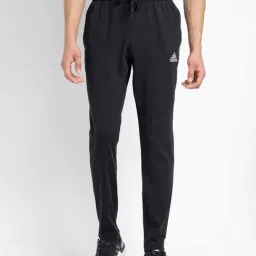 adidas Black Regular Fit Trackpants-picture-21