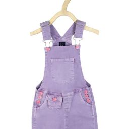 allen solly junior Allen Solly Kids Purple Solid Dungree-picture-31