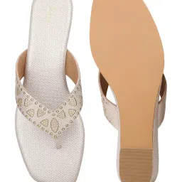 Inc.5 Women's Golden Thong Wedges image 4