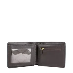 Hidesign Brown Casual Leather Bi-Fold Wallet for Men image 4