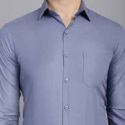 Indian Needle Light Grey Regular Fit Shirt image 4