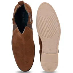 Eego Italy Men's Brown Chelsea Boots image 4
