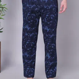 Urban Scottish Blue Cotton Regular Fit Printed Pyjamas-image-24