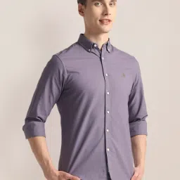 U.S. Polo Assn. Purple Cotton Regular Fit Shirt image 4