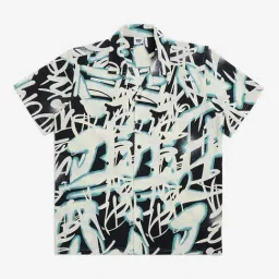 Y&F Kids by Westside Black Abstract Printed Resort-Fit Shirt-image-40