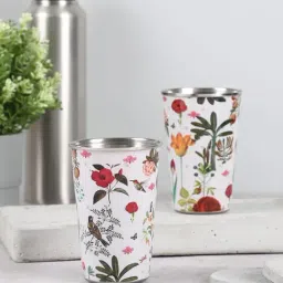 india circus by krsnaa mehta India Circus By Krshna Mehta Multi Steel Printed Drinking Glasses-picture-34