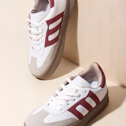 VENDOZ Women Colourblocked Lace-Ups Everyday Sneakers-picture-40