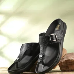 Hitz Men's Black Thong Sandals-picture-39
