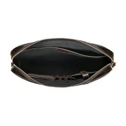 Eske Brown Adler Textured Small Leather Briefcase image 4