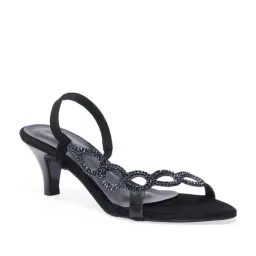 Eridani Women Anayaa Black Sling Back Stiletto-picture-14